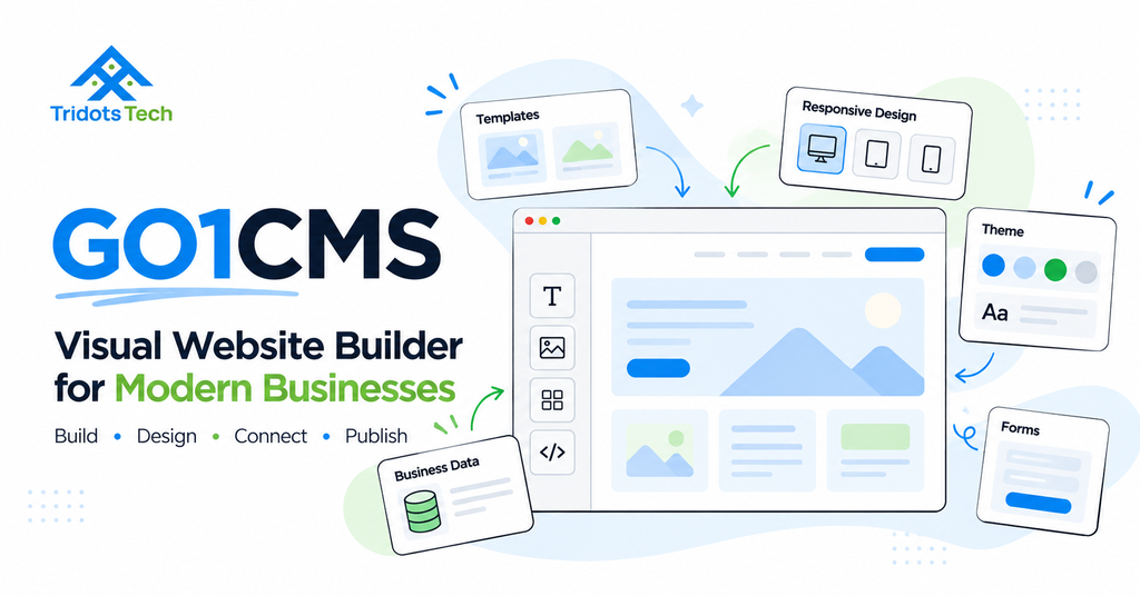GO1CMS: Visual Website Builder for Modern Businesses - Cover Image