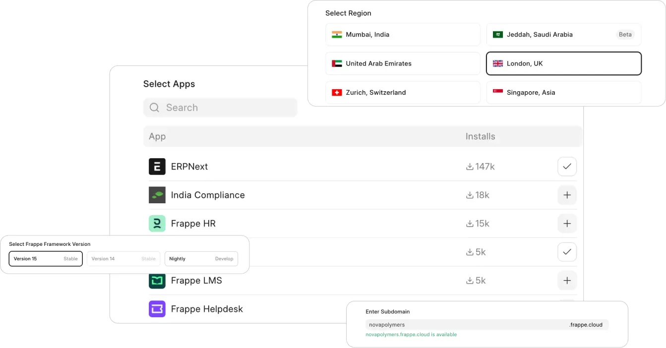 Setup without hassles
