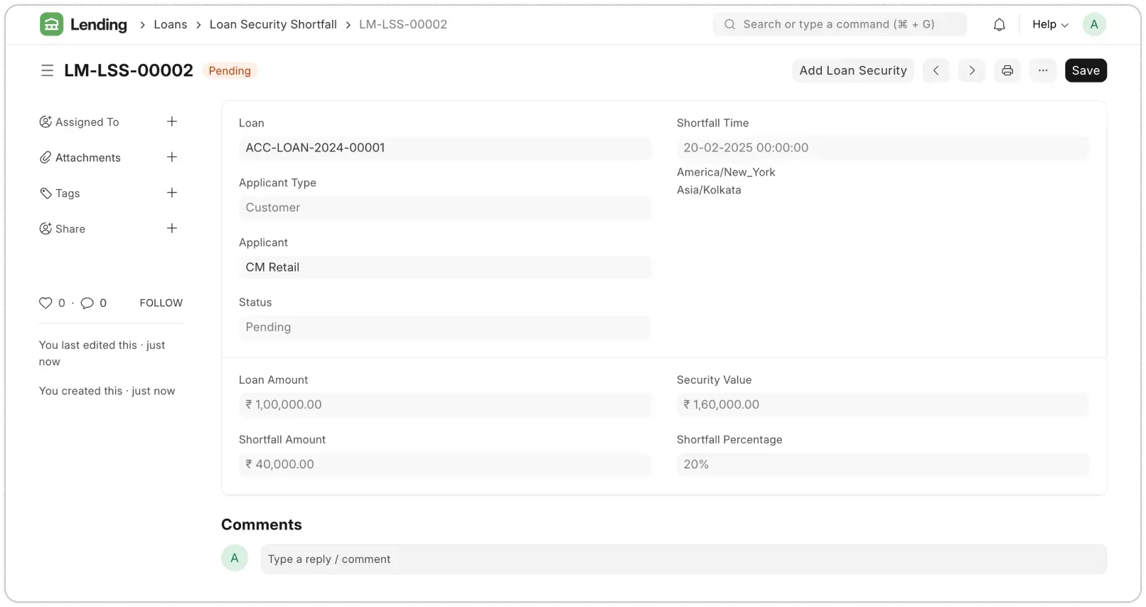 Get Shortfall Alerts