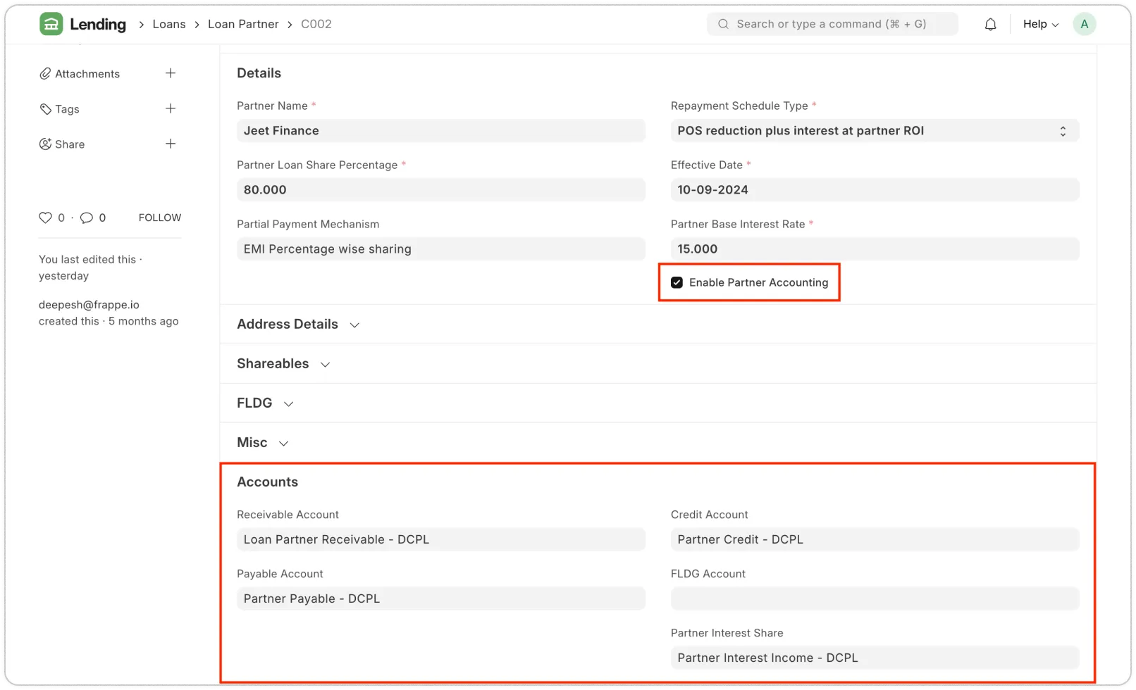 Automate Co-lender Accounting