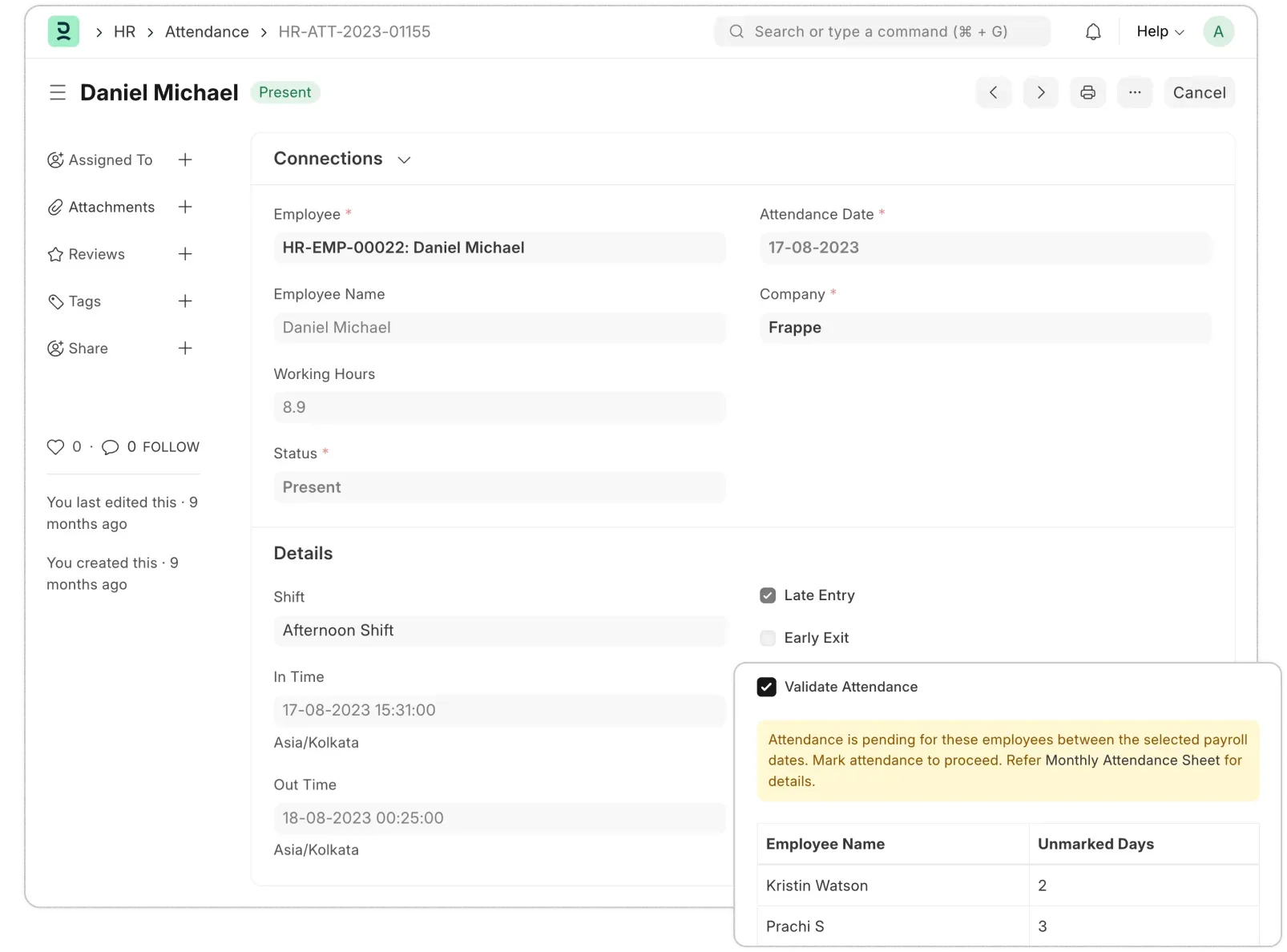 Auto-Sync Attendance with Payroll