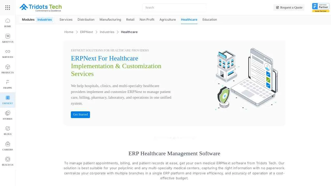 ERPNext for Healthcare Implementation & Customization Services ...