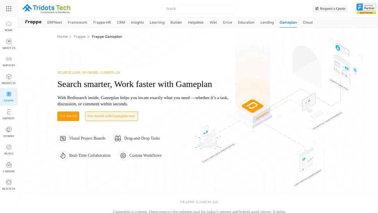 Gameplan – Team Collaboration & Project Management | Tridots Tech