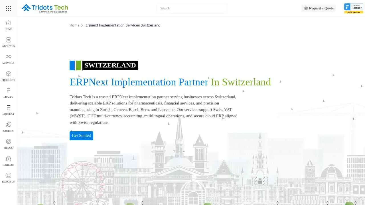 ERPNext Implementation Services in Switzerland | Tridots Tech
