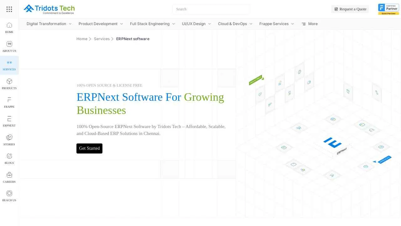 ERPNext Software Implementation & Customization Partner | Tridots Tech