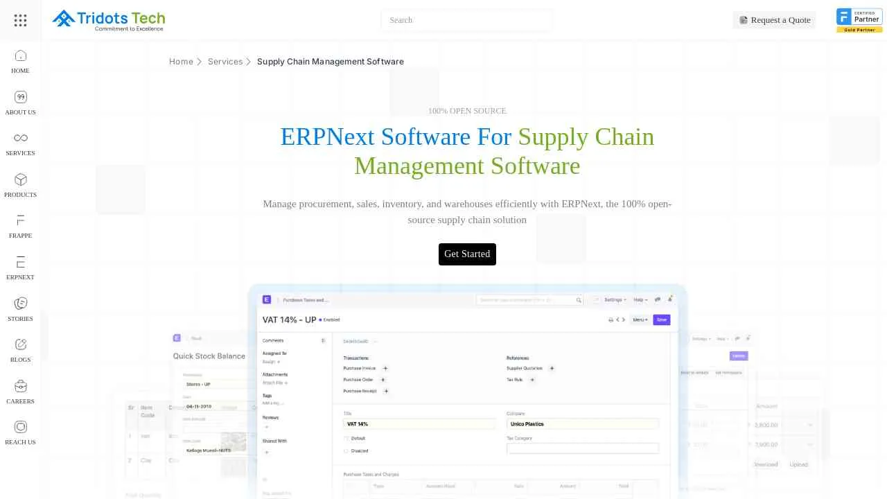 ERPNext Supply Chain Management Software | Open Source SCM ERP