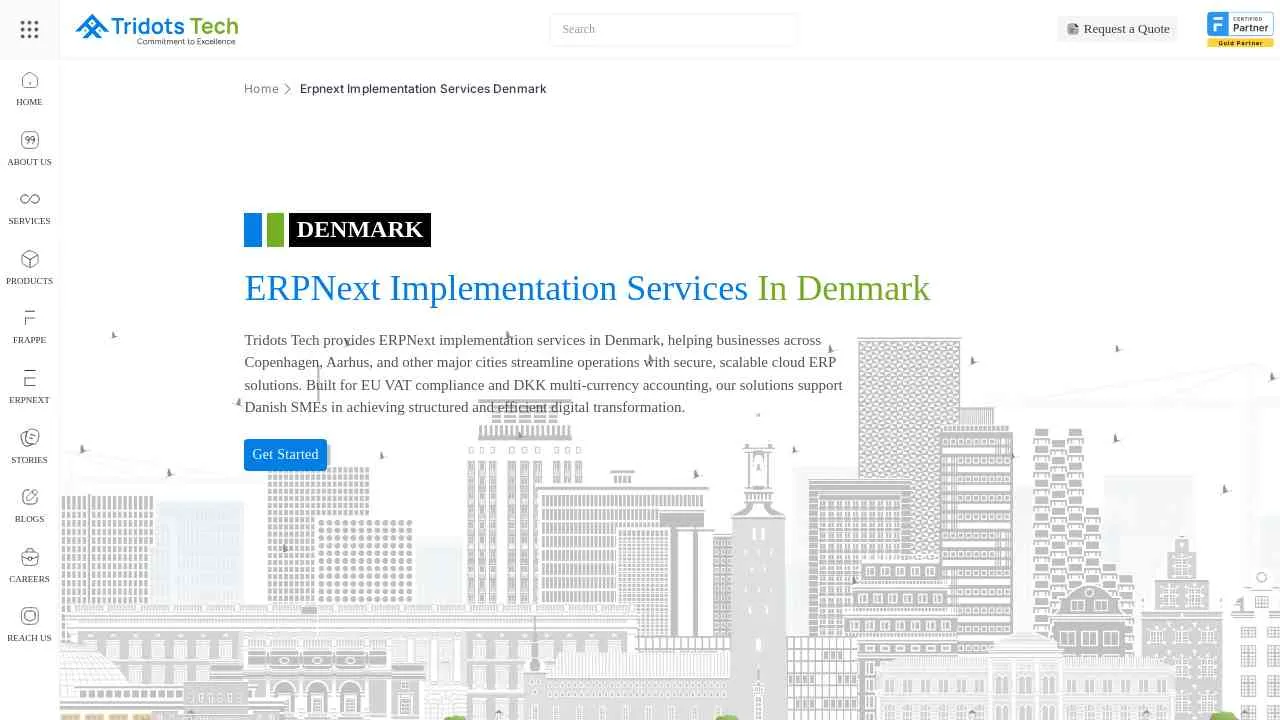 ERPNext Implementation Services in Denmark | Tridots Tech