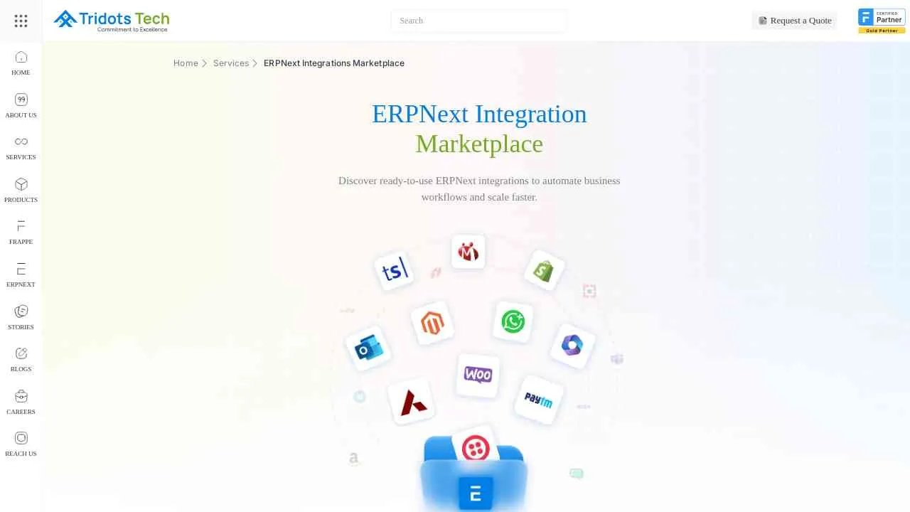 ERPNext Integrations Marketplace | Ready ERPNext Integrations by ...