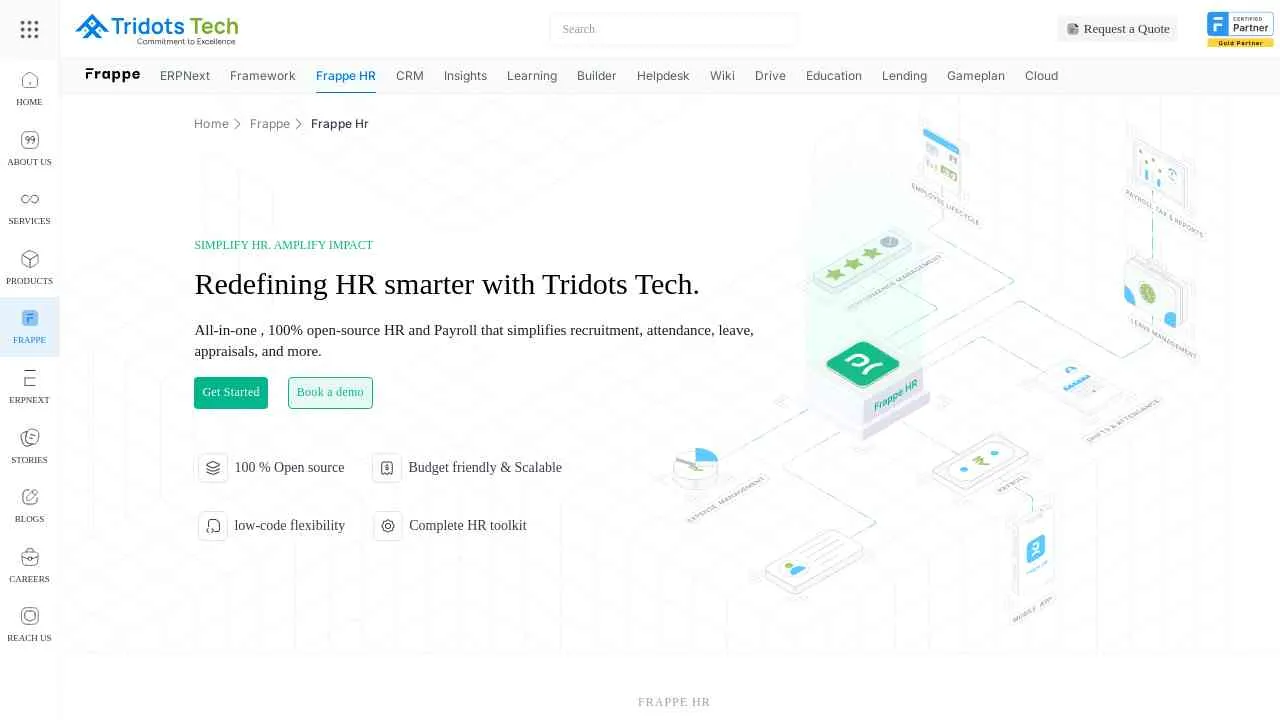 Frappe HR & Payroll – Open-Source HR Product | Tridots Tech