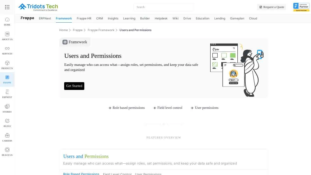Frappe Users & Permissions – Roles, Access Control & Security | Tridots ...